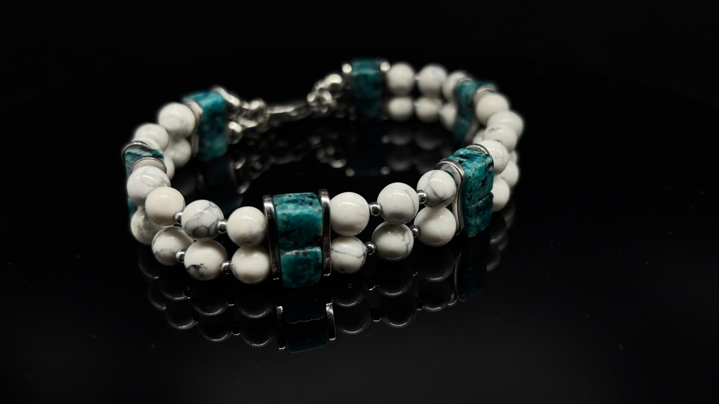 The “Chick In Details” - (White & Turquoise)