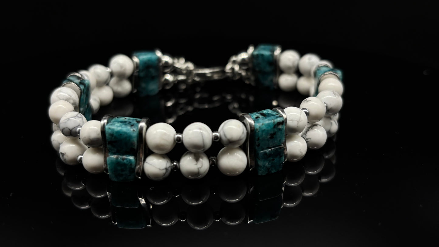 The “Chick In Details” - (White & Turquoise)