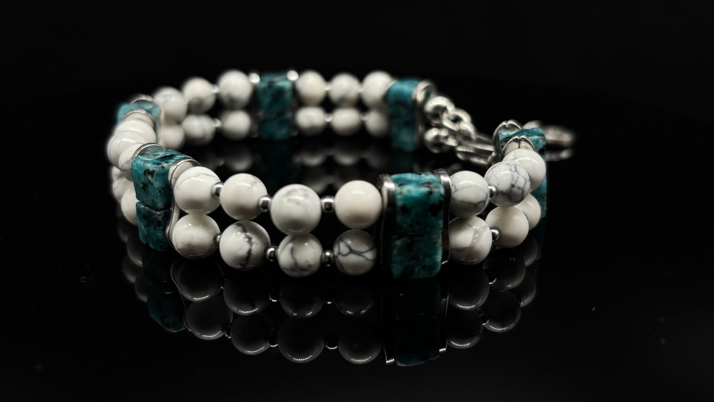 The “Chick In Details” - (White & Turquoise)